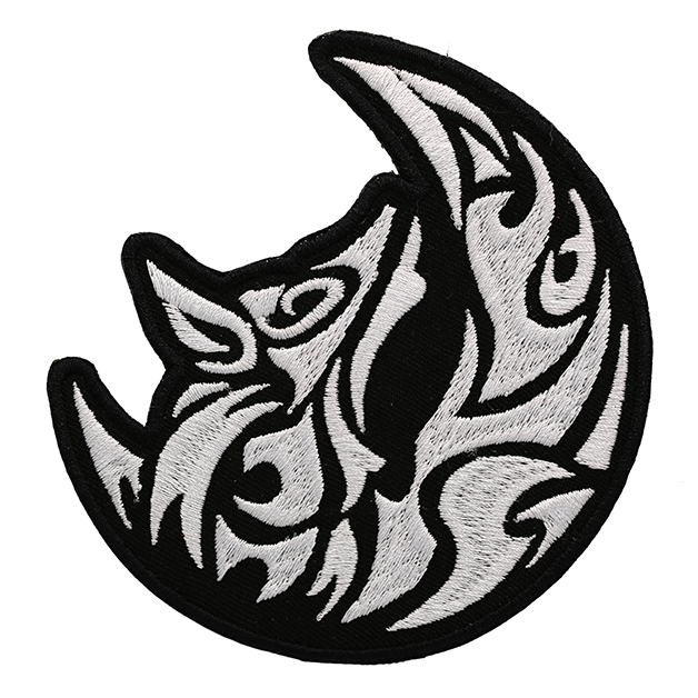 Tribal Wolf and Moon – Naked Vest