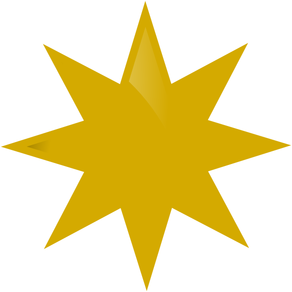 Gold Star Clipart