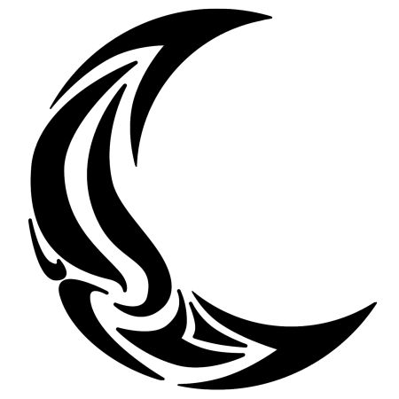 Tribal Moon Tattoo | Moon Tattoos ...