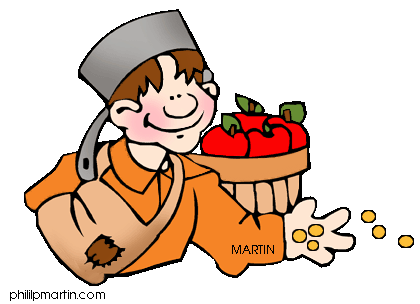 Johnny apple seed clipart