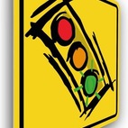 Alumapic, Cartoon Traffic Light Wall Decoration, Original Artwork ...