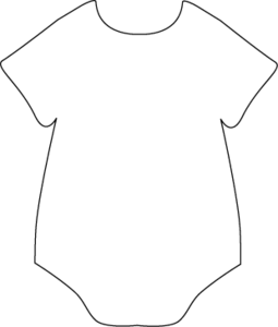 Onesie Black White Image Vector Clip Art Online Royalty Free ...