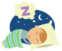 Clipart sleeping child