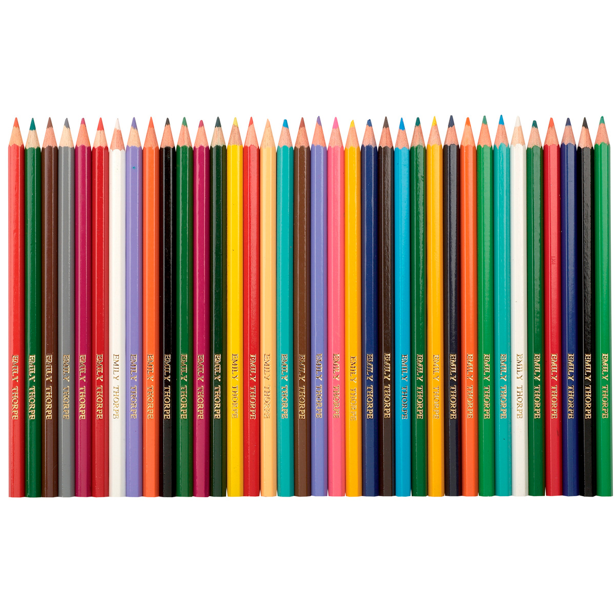 36 Personalised Colouring Pencils | Named Pencils for Children| 36 ...