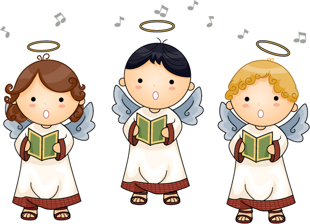Cartoon angel vector Free Vector