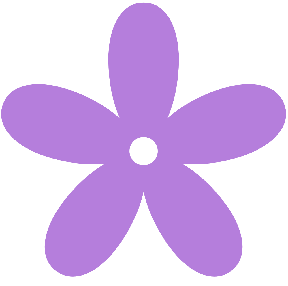 Retro Flower 8 Color Colour Floral Lavender Peace xochi.info ...