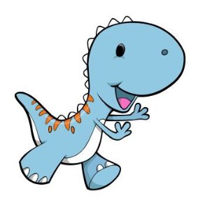Amazon.com - Children's Wall Decals - Cartoon Baby Blue, Orange ...