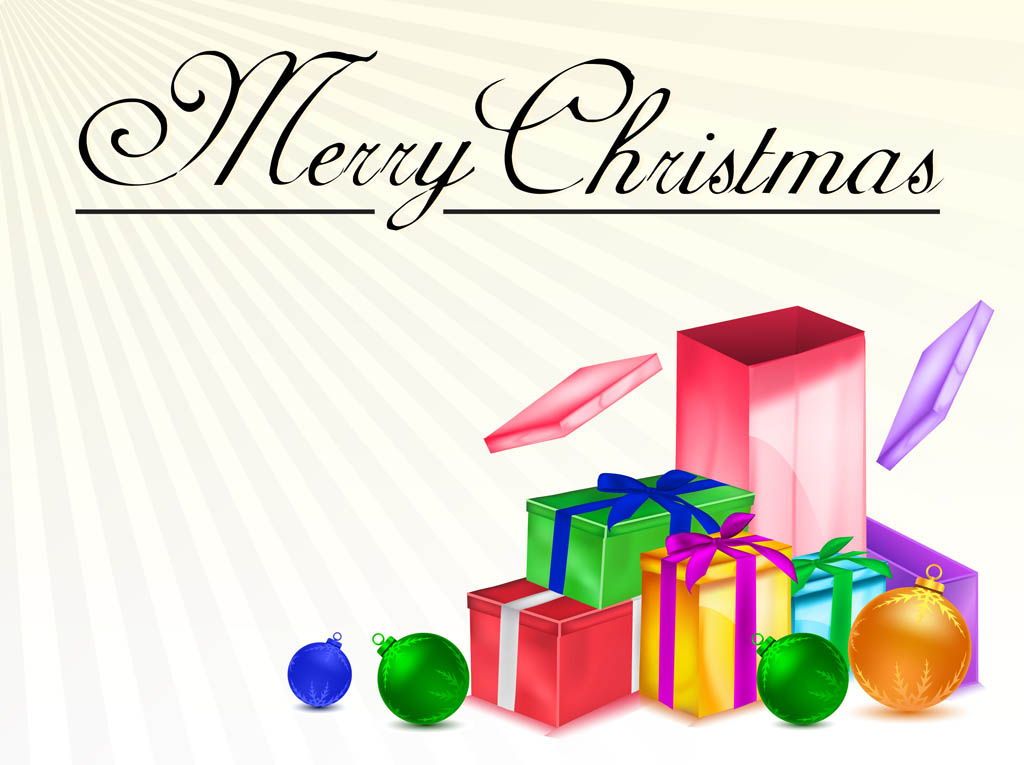 Christmas Presents Vector