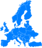 Map Of Europe clip art - vector clip art online, royalty free ...