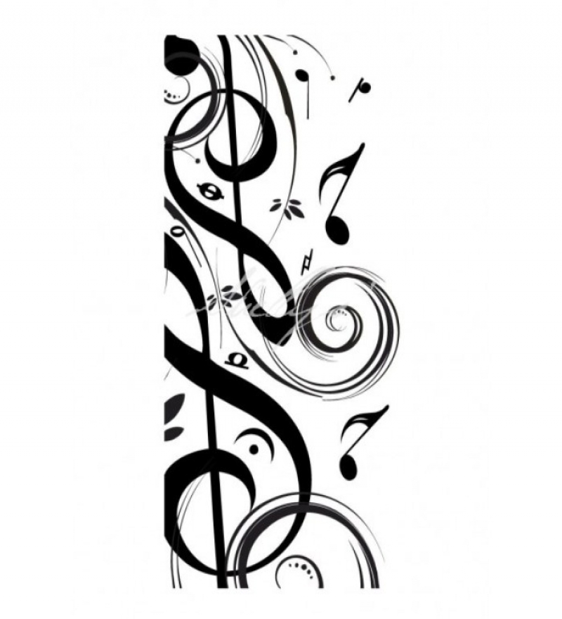 Wall Art Decor Music Notes Wall StickerWall Art Decor | For Kids ...