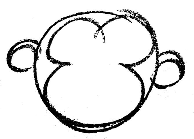 How to Draw a Cartoon Monkey Face: 14 Steps (with Pictures)
