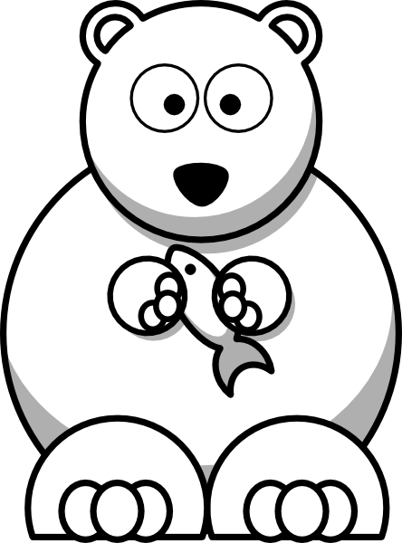 Bear Outline Clker Clipart Html