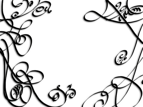 Calligraphic Swirls (Free to Use) - a photo on Flickriver