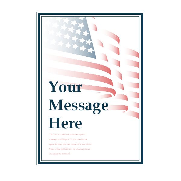 USA Flag Borders and Clip Art for Patriotic Print Projects