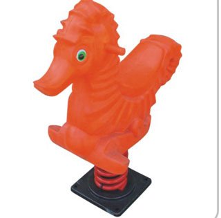 Custom Plastic Cartoon Animals Playground Spring Rider Sea Horse ...