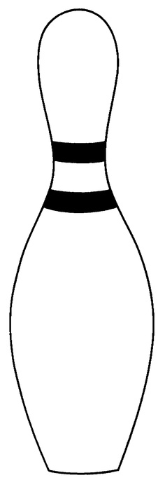 Free Printable Bowling Pin Template - ClipArt Best