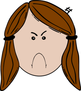 Angry Girl Clipart - Free Clipart Images