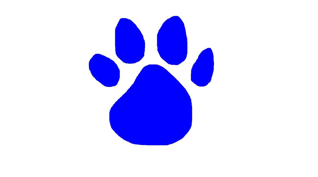 Blue Clues Pawprint - ClipArt Best