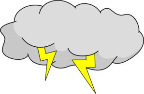 Storm Cloud Clip Art - vector clip art online ...