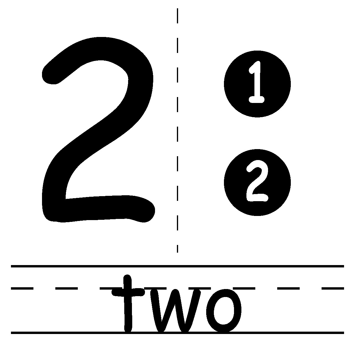 Pink Number Two Clipart - Free Clipart Images