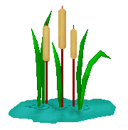 Cattail Clip Art Page 3 - Three Gold Cattails