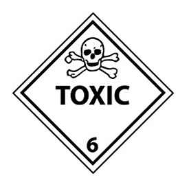 Signs | Parking &amp; Traffic | DOT Placard - Toxic 6 | B170396 ...