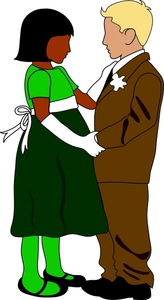 Kids Dancing Clipart Image - Kids Learning To Ballroom Dance