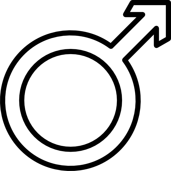 Kumar Male Symbol clip art - vector clip art online, royalty free ...