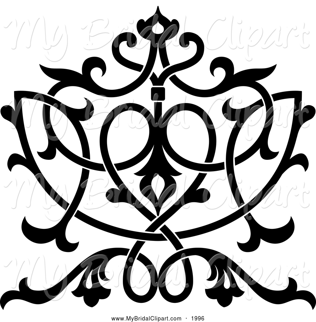 Royalty Free Stock Bridal Designs of Wedding Design Elements