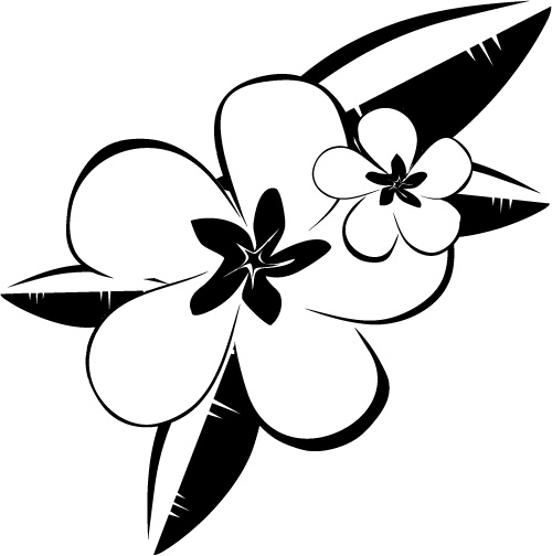 Flowers and Leaf Stencils
