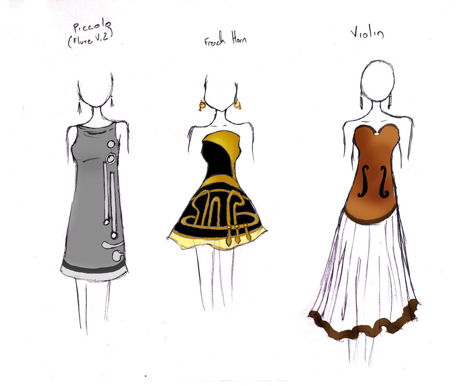 deviantART: More Like Band Geek Prom Dresses 6 by theghostlyartist