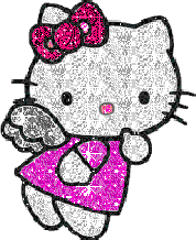 Hello kitty Glitter Gifs