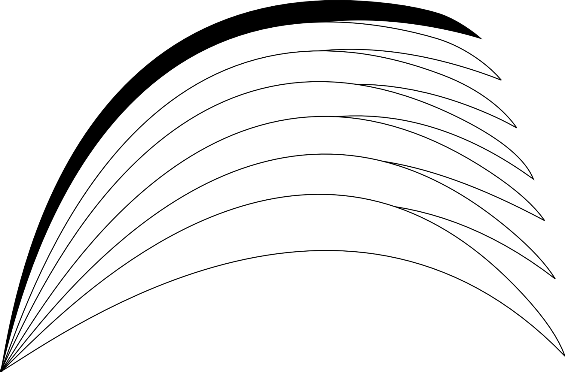 Rainbow black and white black and white rainbow outline free ...
