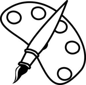Art clipart images black and white brushes - ClipartFox