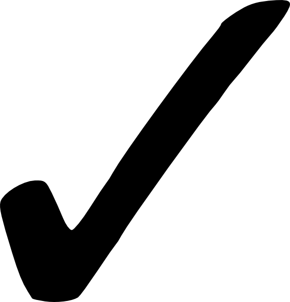 Correct symbol clipart