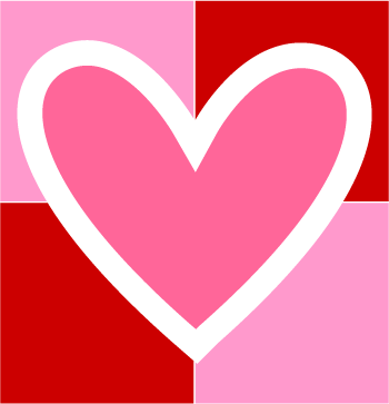 Small valentine heart clipart