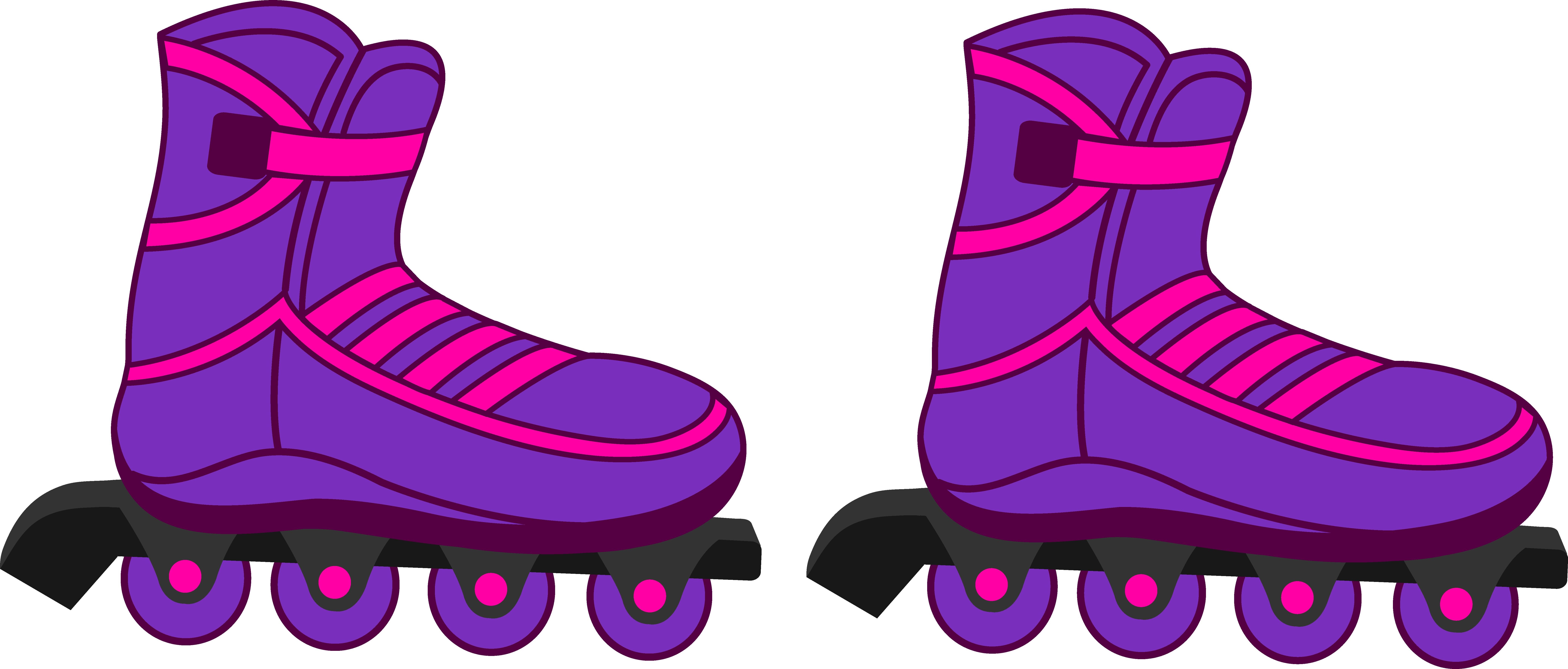 Clip On Rollerblades - ClipArt Best