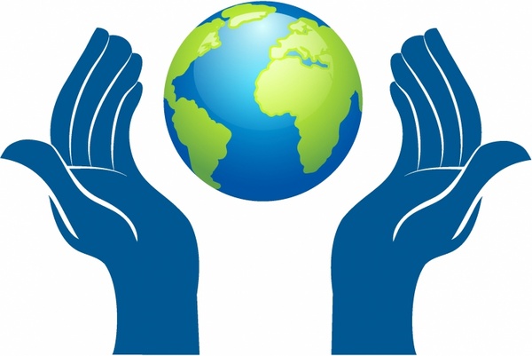 Planet Earth In Hands Free vector in Adobe Illustrator ai ( .AI ...