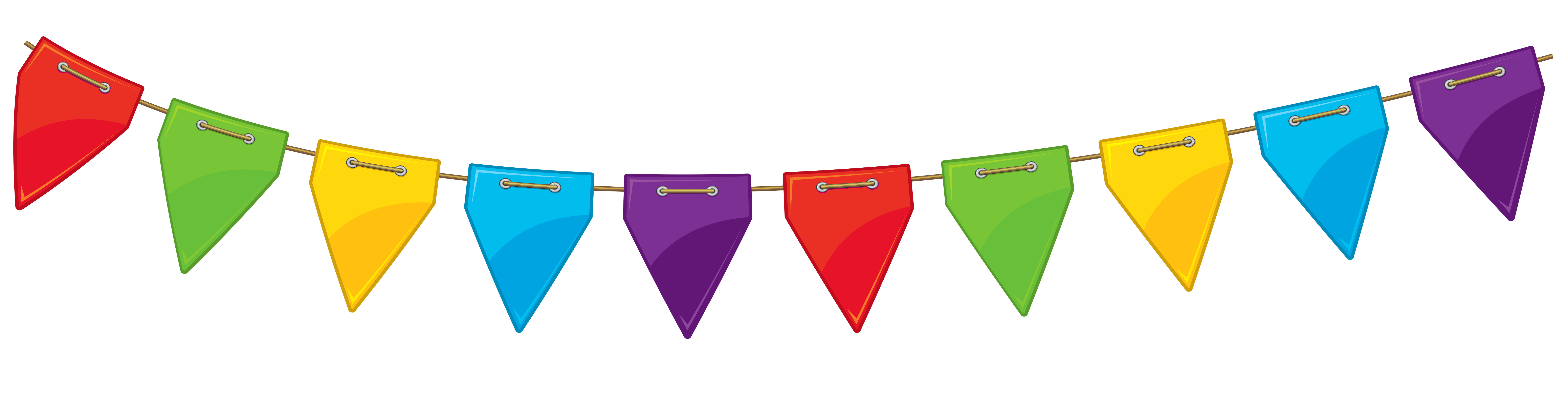 Transparent Streamer PNG Clipart