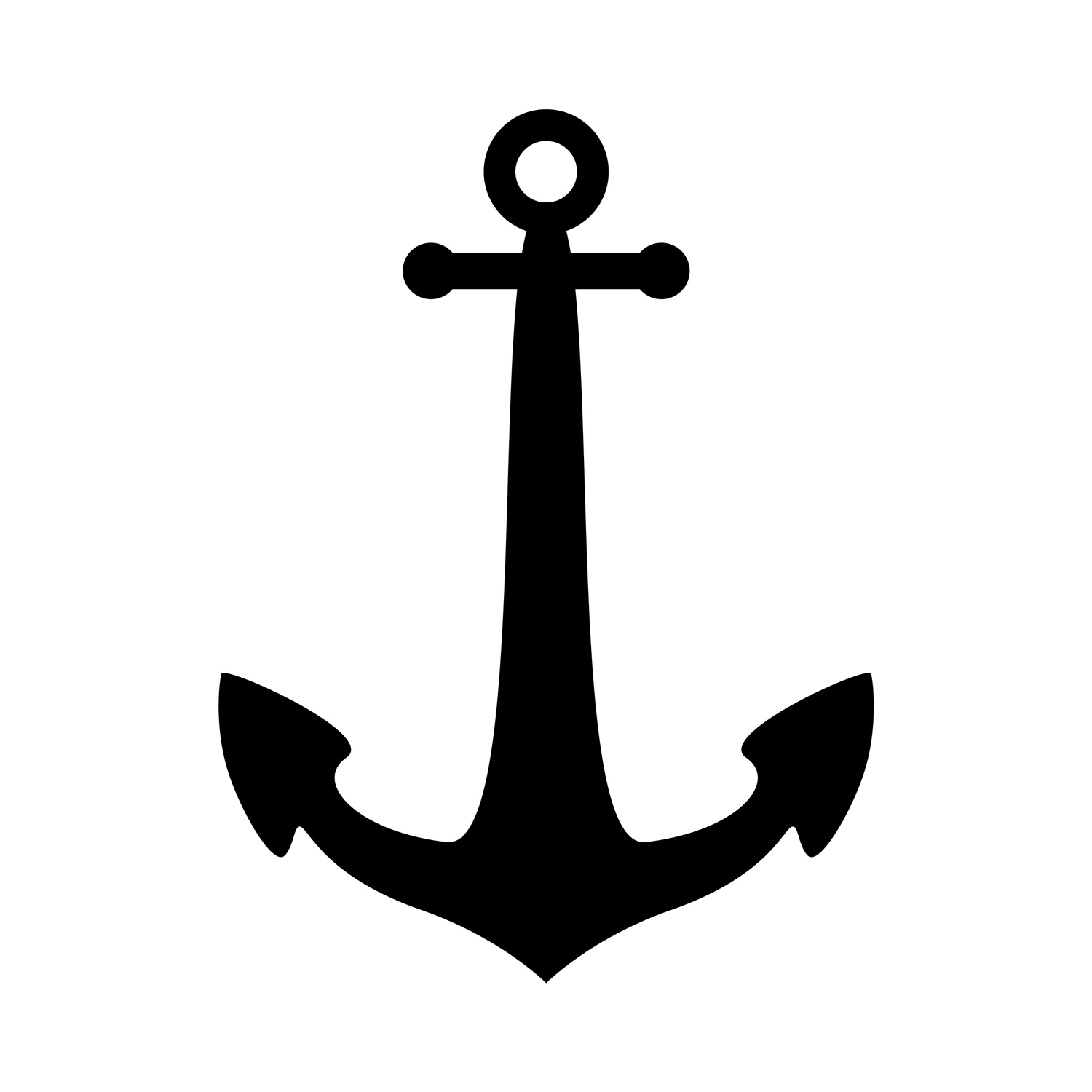 Anchor Stencil | Free Printable Stencil Templates