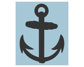 Anchor stencil | Etsy