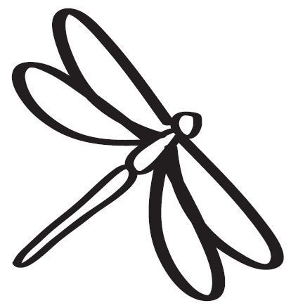 Dragonfly Line Drawing - ClipArt Best