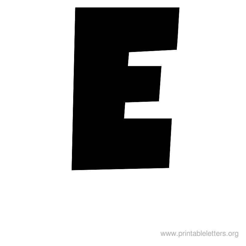 Printable Letters E | Letter E for Kids | Printable Alphabet Letters