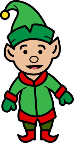 Elf Clipart | Christmas, Christmas ...