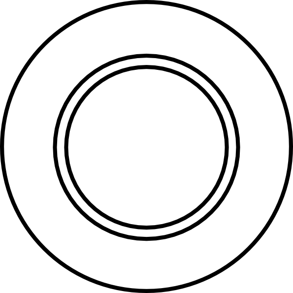 Plate Clip Art - vector clip art online, royalty free ...