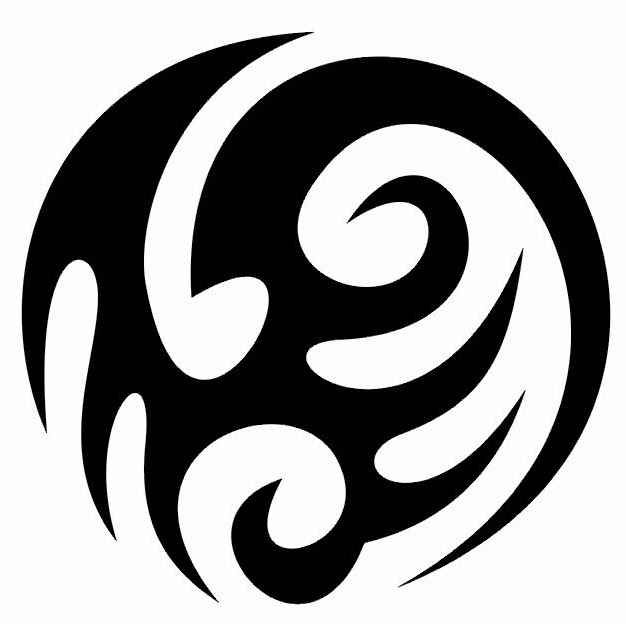 8 Best Images of Printable Tribal Stencils - Tribal Letters ...