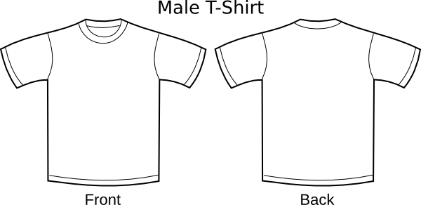 Plain t shirt clipart