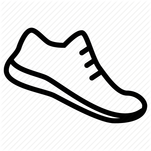 Track Running Shoes Outline | Free Download Clip Art | Free Clip ...