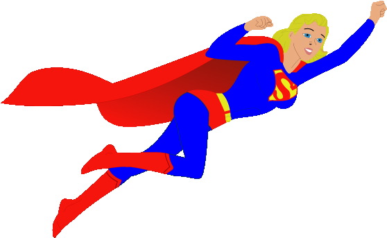 Superwoman clipart