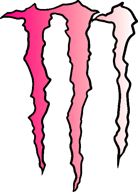 Pink-White Monster Logo by KoRn-sTaR60291 on DeviantArt